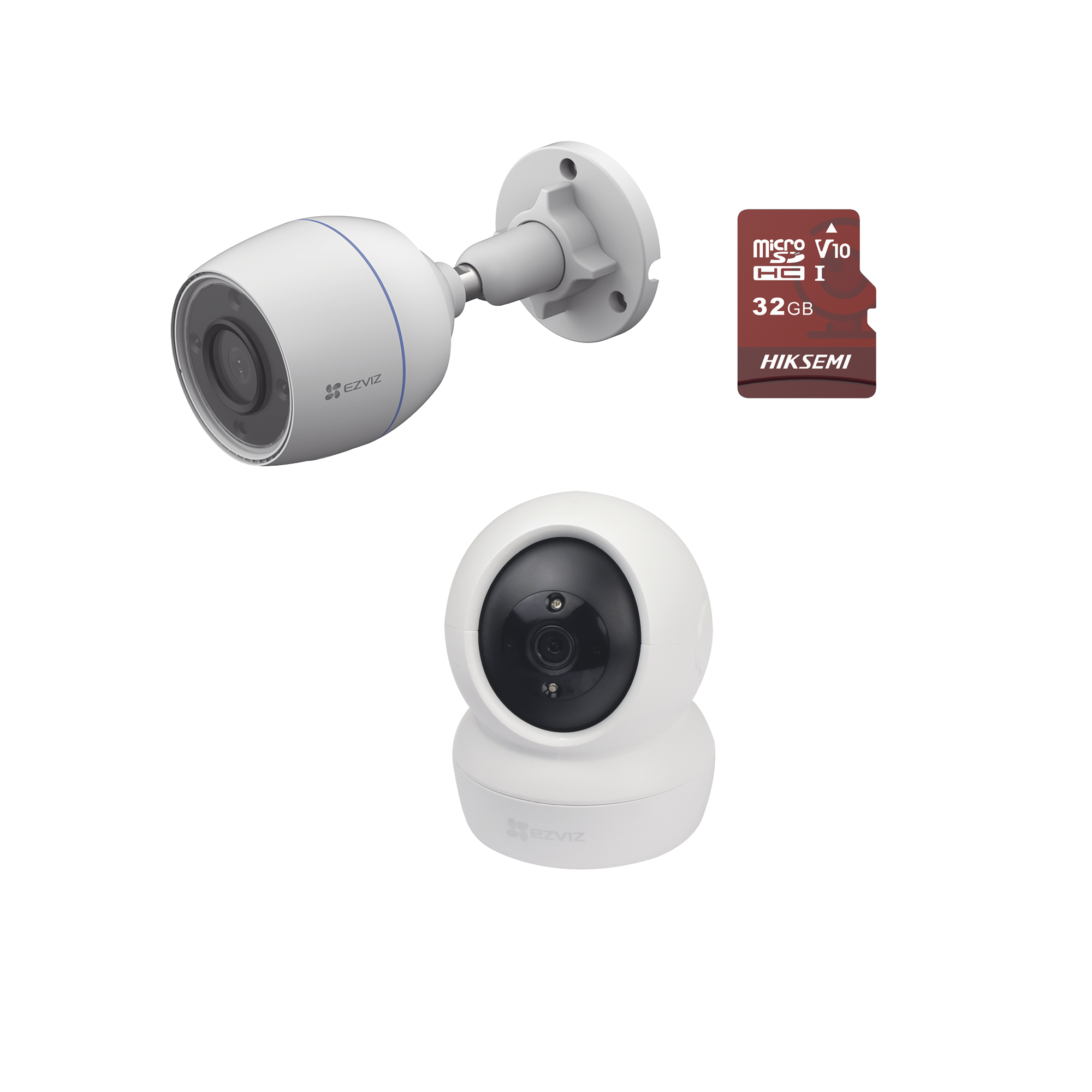 Kit de cámaras WiFi / Incluye 1 pieza C6N Para Uso en Interior / 1 pieza CS-H3C Para Uso en Exterior / 1 PZA Micro SD HS-TF-E1/32G / Detección de Movimiento / Notificaciones Instantáneas Kit de cámaras WiFi / Incluye 1 pieza C6N Para Uso en Interior / 1 pieza CS-H3C Para Uso en Exterior / 1 PZA Micro SD HS-TF-E1/32G / Detección de Movimiento / Notificaciones Instantáneas